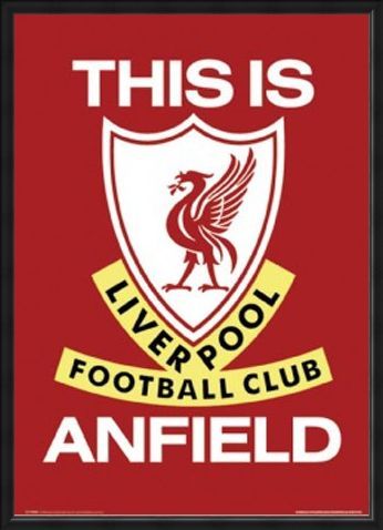 Framed Framed This Is Anfield (Liverpool Football Club Badge) - Liverpool Football Club