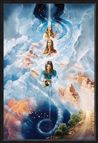 Framed Framed Navajo Creation Myth - John Stephens