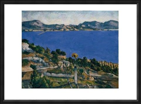 Framed Framed L'Estaque - Paul Cezanne