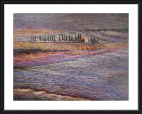 Framed Framed Tuscany No 7 - Stelio Scamanga