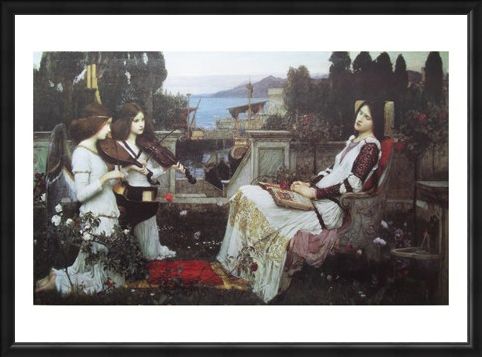 Framed Framed Saint Cecilia - John W Waterhouse