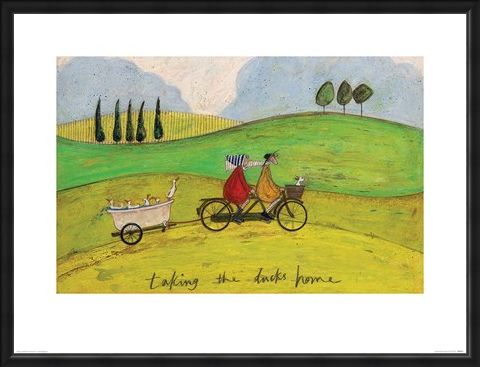 Framed Framed Taking the Ducks Home - Sam Toft