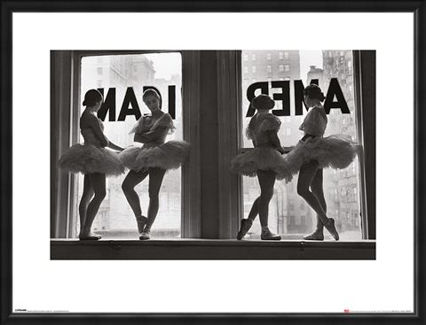 Framed Framed Ballet Dancers in Window - Time Life