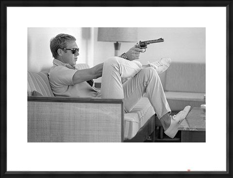Framed Framed Steve McQueen Takes Aim - Time Life