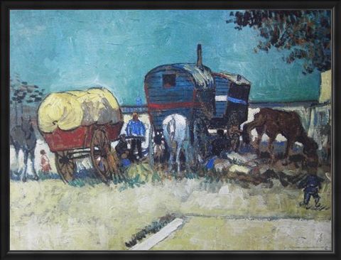 Framed Framed Trailers - Vincent Van Gogh