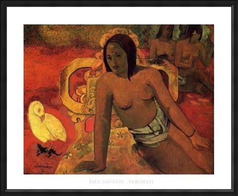 Framed Framed Vairumati - Paul Gauguin