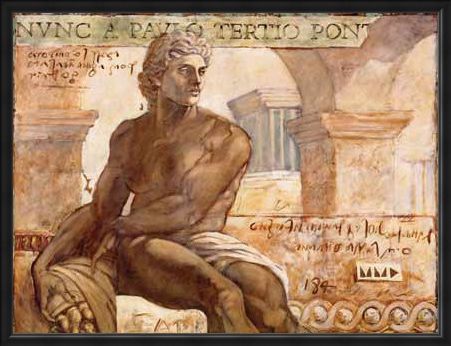 Framed Framed Amos - Cesare Carra