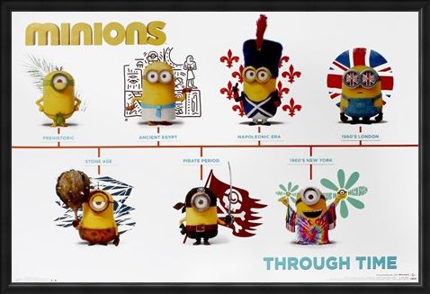 Framed Framed Minions Through Time - Minions