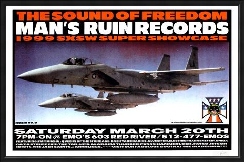 Framed Framed Man's Ruin Records 1999 SXSW Showcase - Frank Kozik