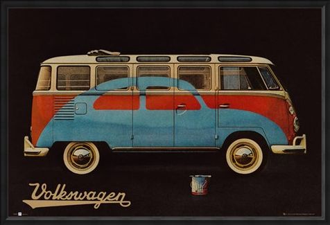Framed Framed Volkswagen - VW Camper