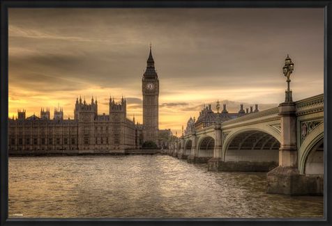 Framed Framed Big Ben - A Watchful Eye Over London