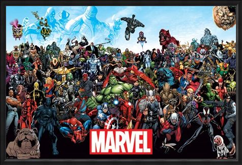 Framed Framed A Crazy World! - Marvel Universe