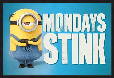 Framed Framed Mondays Stink - Despicable Me 3