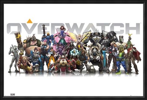 Framed Framed They're All Here - Overwatch