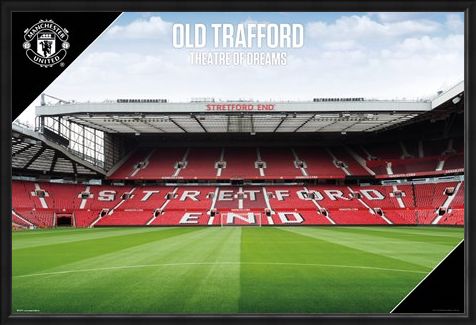 Framed Framed Old Trafford 17-18 - Manchester United