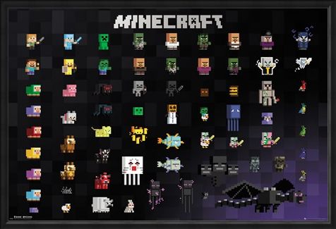 Framed Framed Pixel Sprites - Minecraft