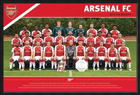Framed Framed Arsenal FC - (Team 17/18)