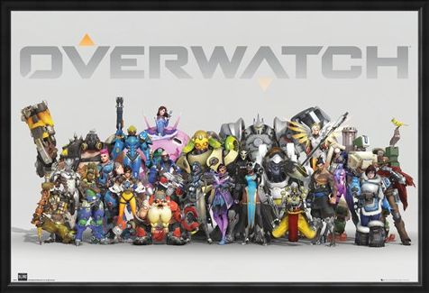 Framed Framed Anniversary Line Up - Overwatch