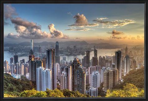 Framed Framed Victoria Peak - Hong Kong