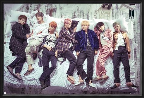 Framed Framed Group Bed - BTS K-Pop