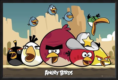Framed Framed The Sheriff has Arrived! - Angry Birds