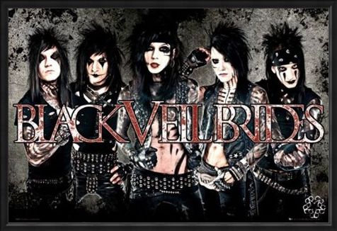 Framed Framed Black Veil Brides - Glam Rock