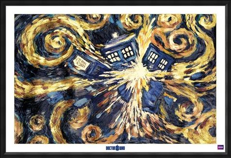 Framed Framed Exploding Tardis - Doctor Who