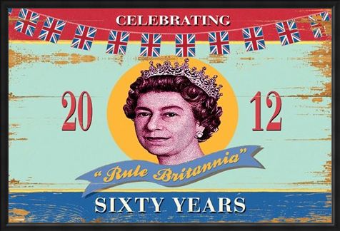 Framed Framed Rule Britannia - Martin Wiscombe