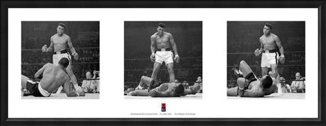 Framed Framed Muhammad Ali Triptych - Muhammad Ali