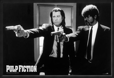 Framed Framed Vincent Vega and Jules Winnfield - Pulp Fiction