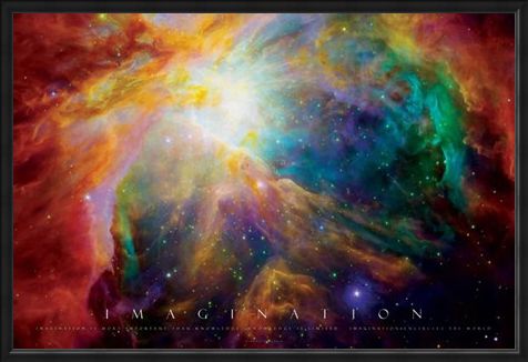 Framed Framed Imagination - Albert Einstein