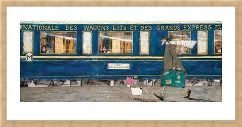 Framed Framed Orient Express Ooh La La - Sam Toft