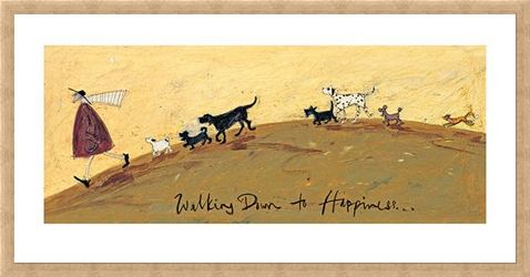 Framed Framed Walking Down To Happiness - Sam Toft