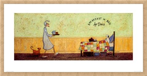 Framed Framed Breakfast In Bed For Doris - Sam Toft