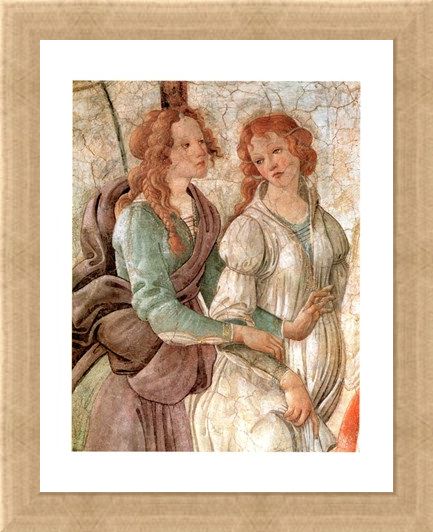 Framed Framed Venere Offre Doni (Particolare) - Sandro Botticelli
