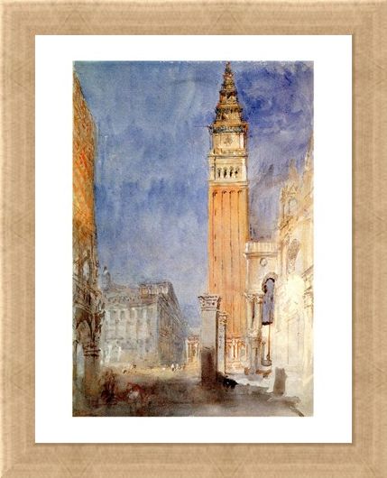 Framed Framed Piazzetta Di S. Marco - William Turner