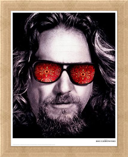 Framed Framed The Dude - The Big Lebowski