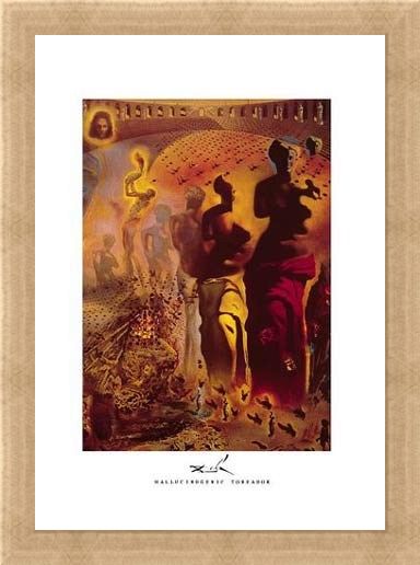 Framed Framed Hallucinogenic Toreador, 1969 - 70 - Salvador Dali