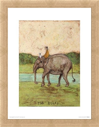 Framed Framed Two Riders - Sam Toft