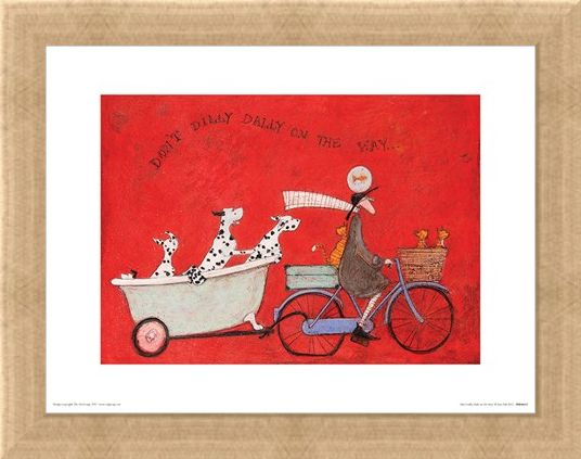 Framed Framed Don't Dilly Dally on the Way - Sam Toft