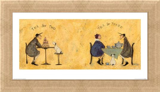 Framed Framed Tea for Two, Tea for Three - Sam Toft