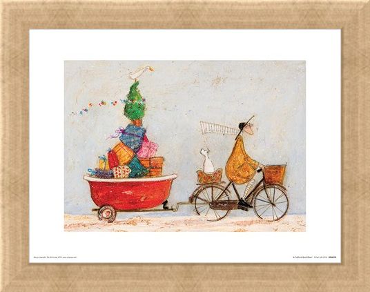 Framed Framed A Tubful of Good Cheer - Sam Toft