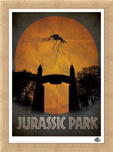 Framed Framed The Grand Gates - Jurassic Park