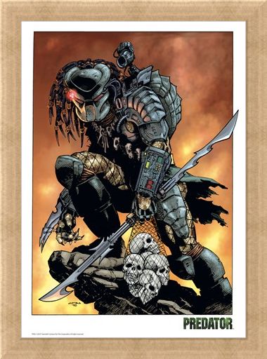 Framed Framed Rock - Predator