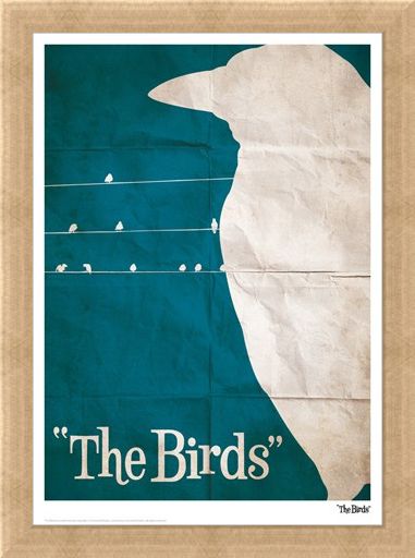 Framed Framed The Birds - Alfred Hitchcock