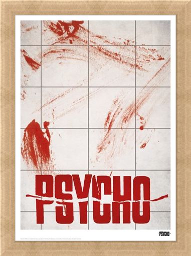 Framed Framed Limted Edition Psycho - Alfred Hitchcock