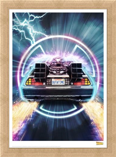 Framed Framed Delorean - Back To The Future