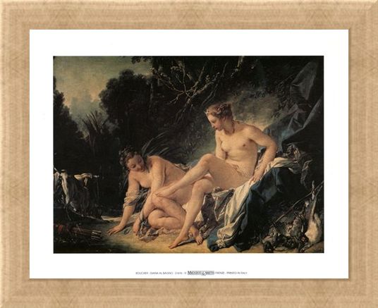 Framed Framed Diana Al Bagno - Francois Boucher