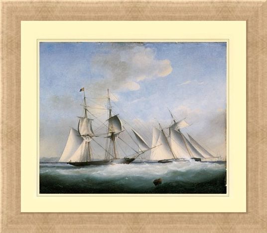 Framed Framed The Ship 'Water Witch' - High Seas Beauty