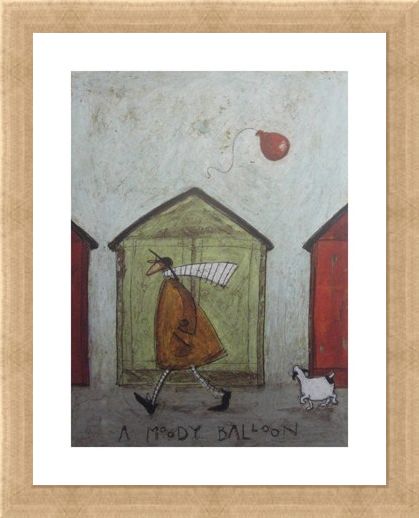 Framed Framed A Moody Balloon - Sam Toft